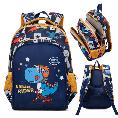 NIYO TOYS back to school dino backpack with dinosaur graphics and spacious compartments