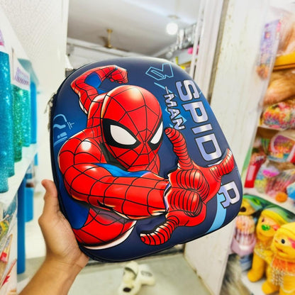 Spider-Man themed trendy backpack, blue color, perfect for kids ages 5 and up, ideal for school use