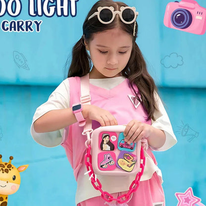 NIYO TOYS kids bag with sling in pink, perfect for ages 3+ for fun outings and playdates