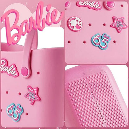 Barbie Pink Sipper with Fun Stickers for Kids Age 3+, Ideal for Hydration on the Go