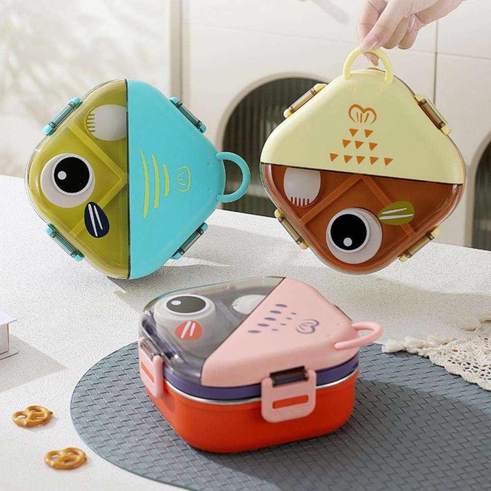 Colorful fish-shaped lunch box by Niyo Toys, perfect for kids ages 3 and up, great for school meals.