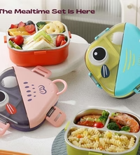 Colorful Niyo Toys box lunch for kids featuring multiple compartments and fun designs for mealtime
