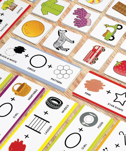 NIYO TOYS colorful educational flashcards with pictures and words for kids learning shapes and objects