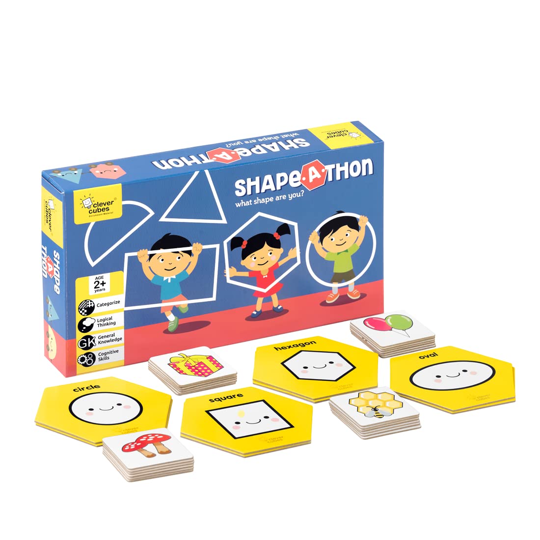 Colorful shape sorting toys by NIYO TOYS for children age 2+, promotes learning and development