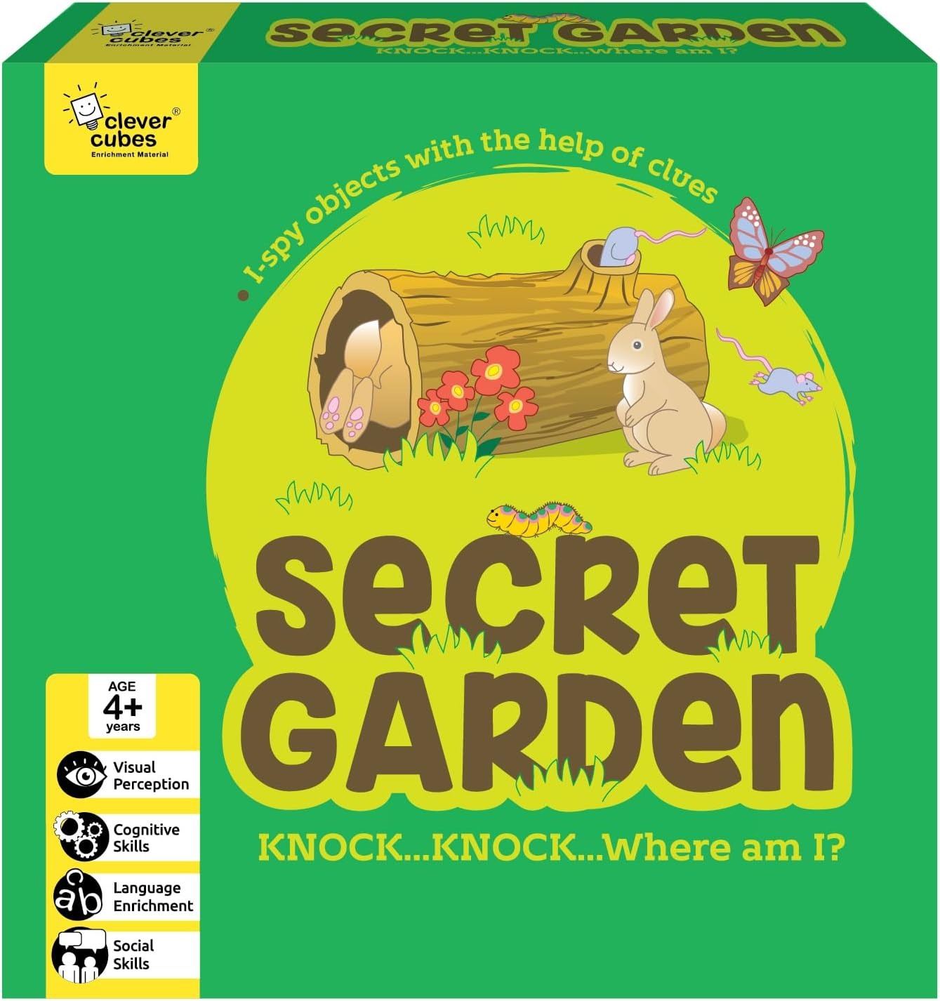 NIYO TOYS The Secret Garden game, colorful box, age 4+, encourages visual perception and social skills