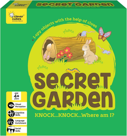 NIYO TOYS The Secret Garden game, colorful box, age 4+, encourages visual perception and social skills