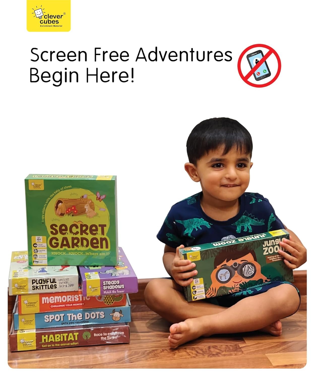 Child playing with NIYO TOYS Secret Garden game, promoting creativity and fun for ages 3 and up