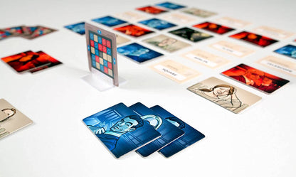 Codenames board game by Niyo Toys featuring colorful cards and game pieces on a table