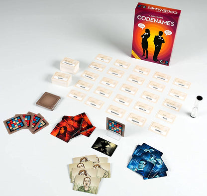 Codenames board game by Niyo Toys with cards, timer, and game pieces set for strategic fun
