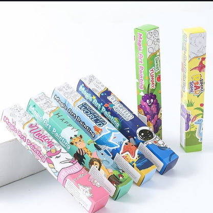 Colorful Magic Art Painting Kits for kids age 3+, perfect return gift for birthday parties