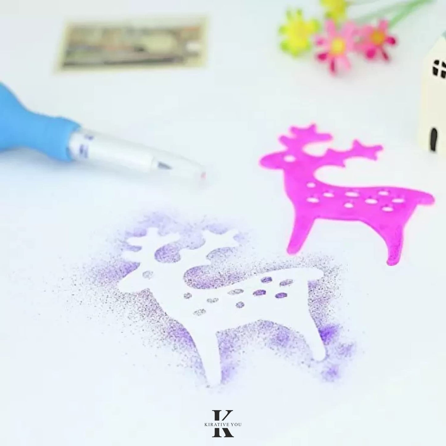Copic sketch marker pens in use, creating colorful designs for ages 12 and up, perfect for artists and crafters.