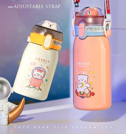 Cute Bear Premium Water Bottle ABL-2031 for Kids 530ml