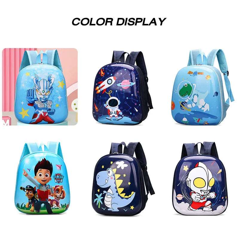 Cute dinosaur backpack for children featuring fun cartoon designs and vibrant colors