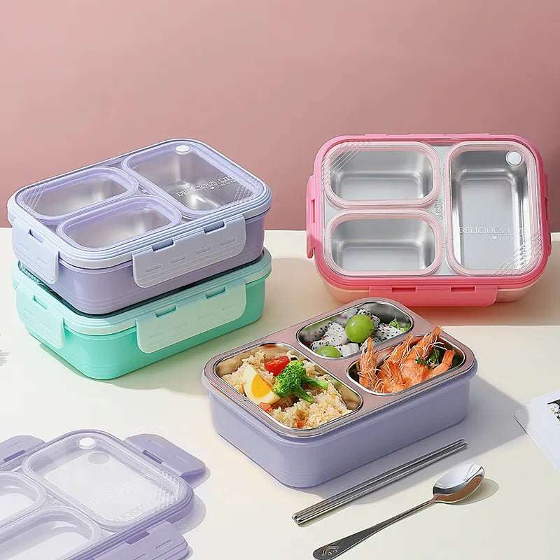 Colorful Niyo Toys lunch boxes with stainless steel drinks bottle, ideal for school lunches, age 5+