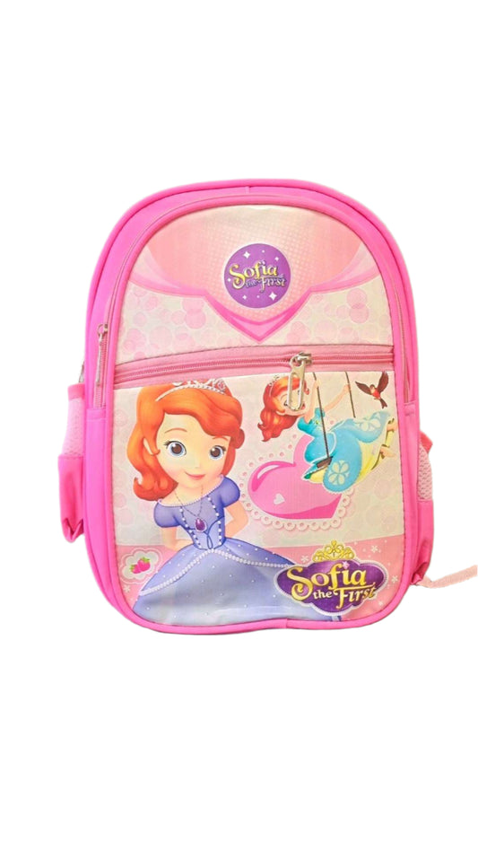 Disney backpack for kids featuring Sofia the First design with vibrant colors and fun graphics