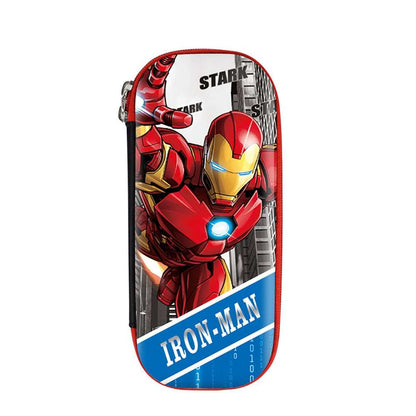 NIYO TOYS Iron Man pencil case for kids, red design, features super superhero theme, age 3+