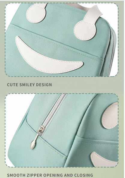 NIYO TOYS Durable lunch bags for adults with cute smiley design and smooth zipper opening