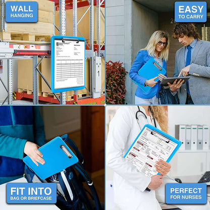 NIYO TOYS Exam Pad in Blue for Easy Carrying, Perfect for Nurses and Wall Hanging
