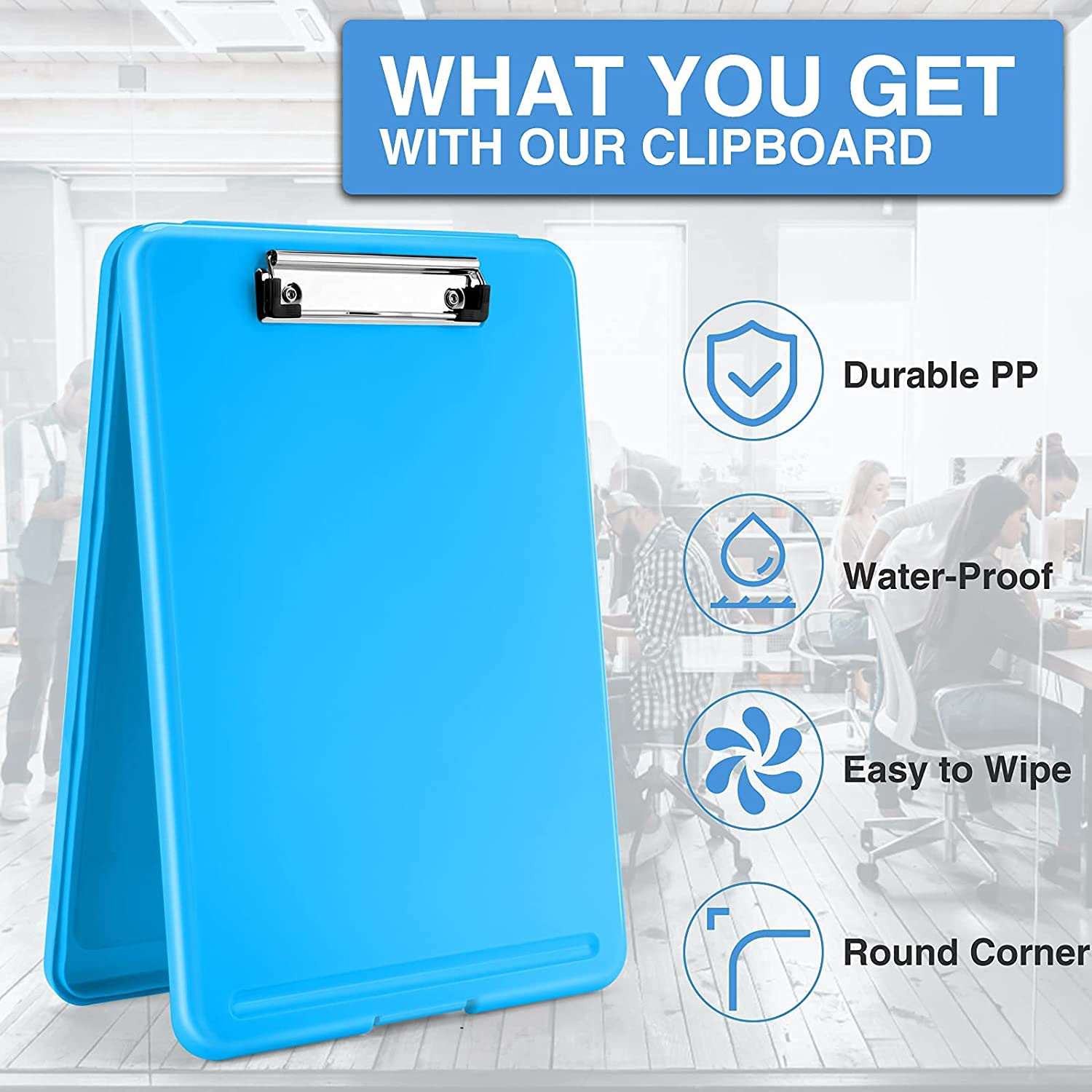 NIYO TOYS Blue Exam Pad with Durable Waterproof Design and Easy Wipe Surface