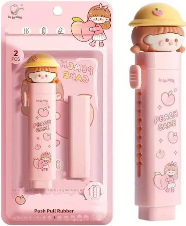 Pink unicorn eraser by NIYO TOYS, fun and colorful for kids, ideal for school use and ages 5 and up