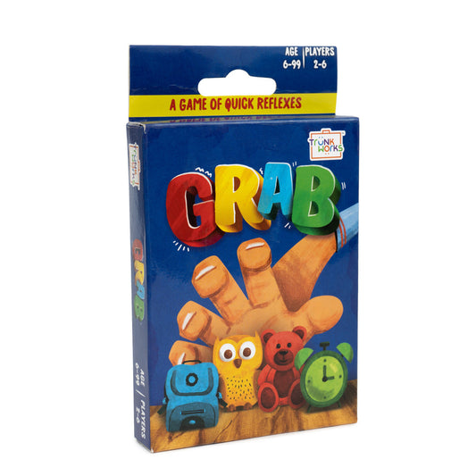 Grab card game by Niyo Toys in colorful packaging, for ages 6 and up, entertaining family game nights