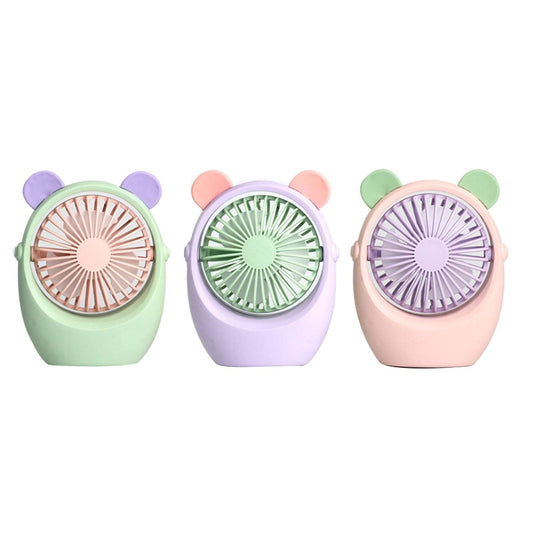 NIYO TOYS fan mini in pastel colors, portable design for kids age 3+ for personal cooling