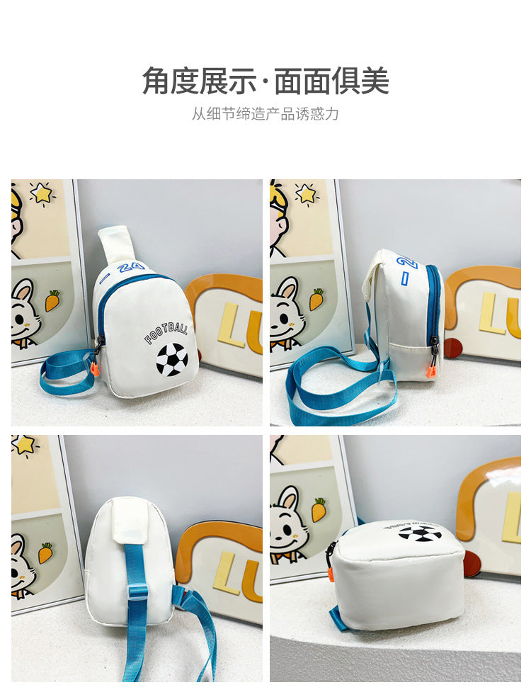 NIYO TOYS Football kids shoulder bag with adjustable strap and playful design for young athletes