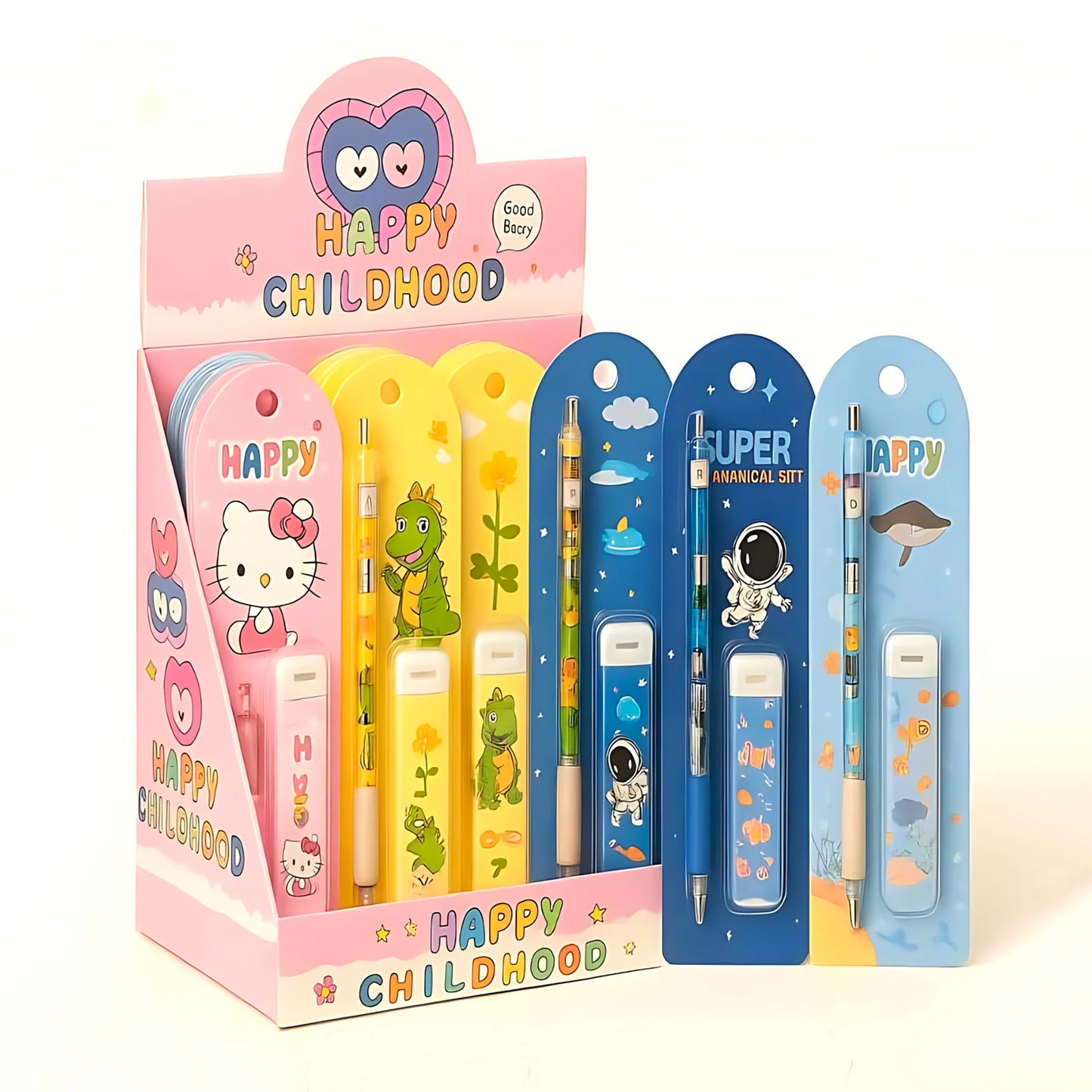 NIYO TOYS mechanical pencil pencils set with cute designs for kids, ideal for school use, age 5+
