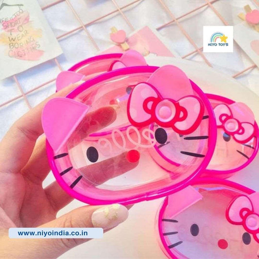 Pink Hello Kitty coin pouch for kids, ideal for storing coins and small treasures
