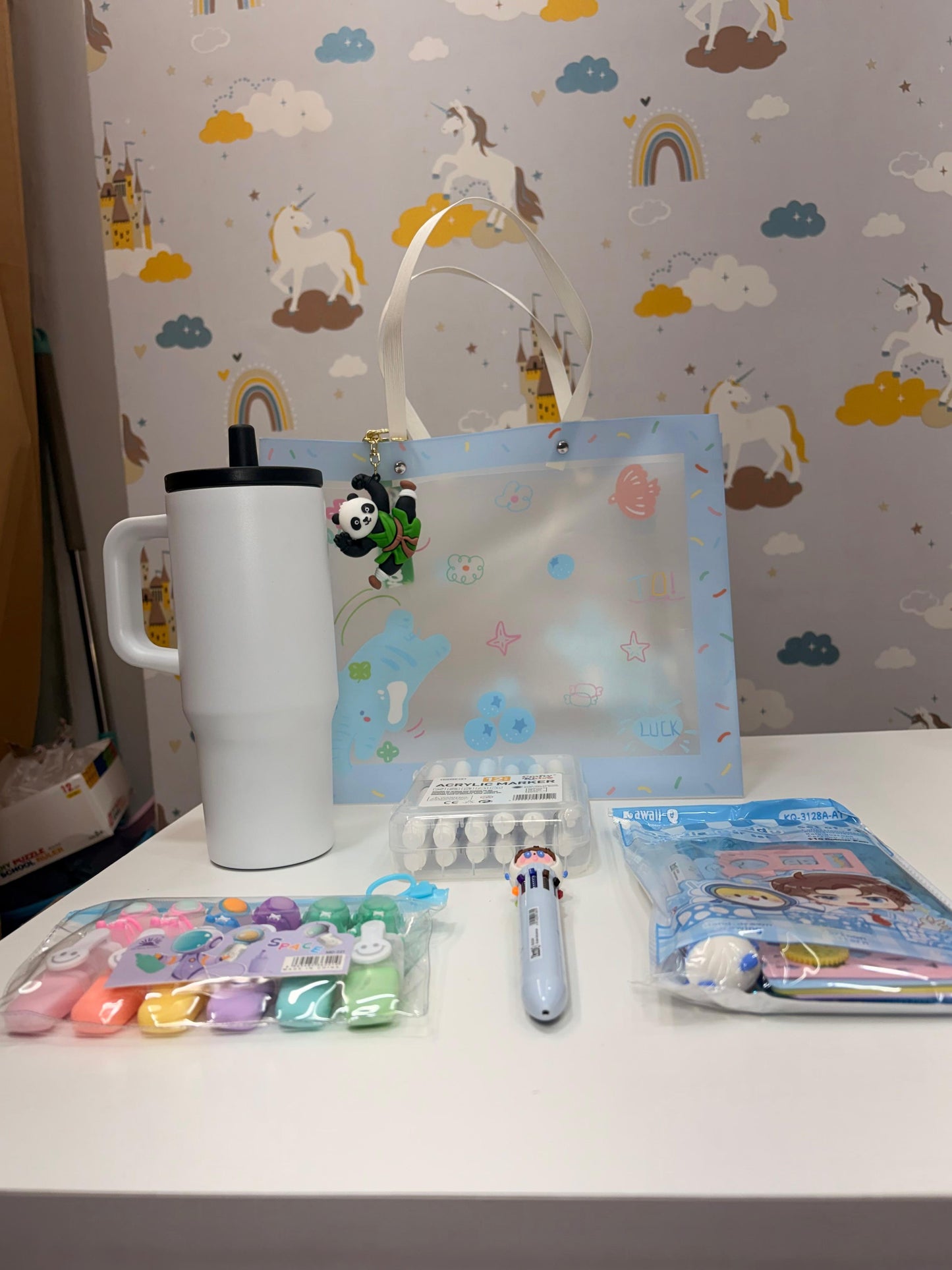 Hello Kitty themed hamper in pastel colors for ages 3+, perfect for organizing toys and craft supplies