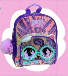 NIYO TOYS holographic unicorn bag for kids with shiny exterior and playful design