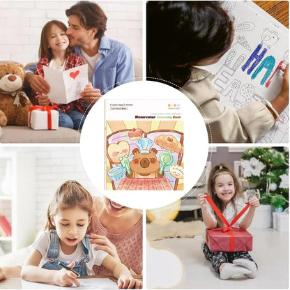 Beginner Coloring Book - Preschool Painting Set | Watercolor Painting Set