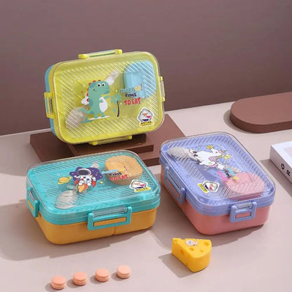 Niyo toys Staineless Steel Lunch Box- 3 Compartment (1749)