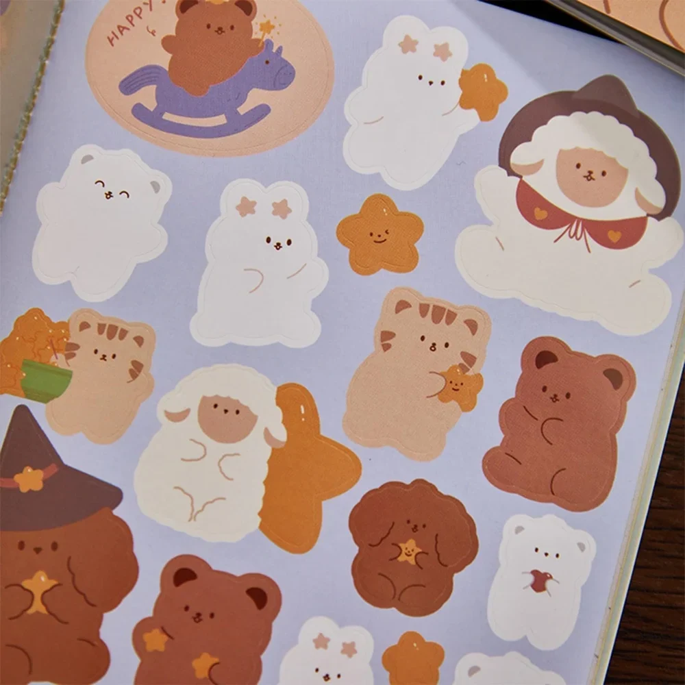 Cute Bear Deco Sticker Set for Kids