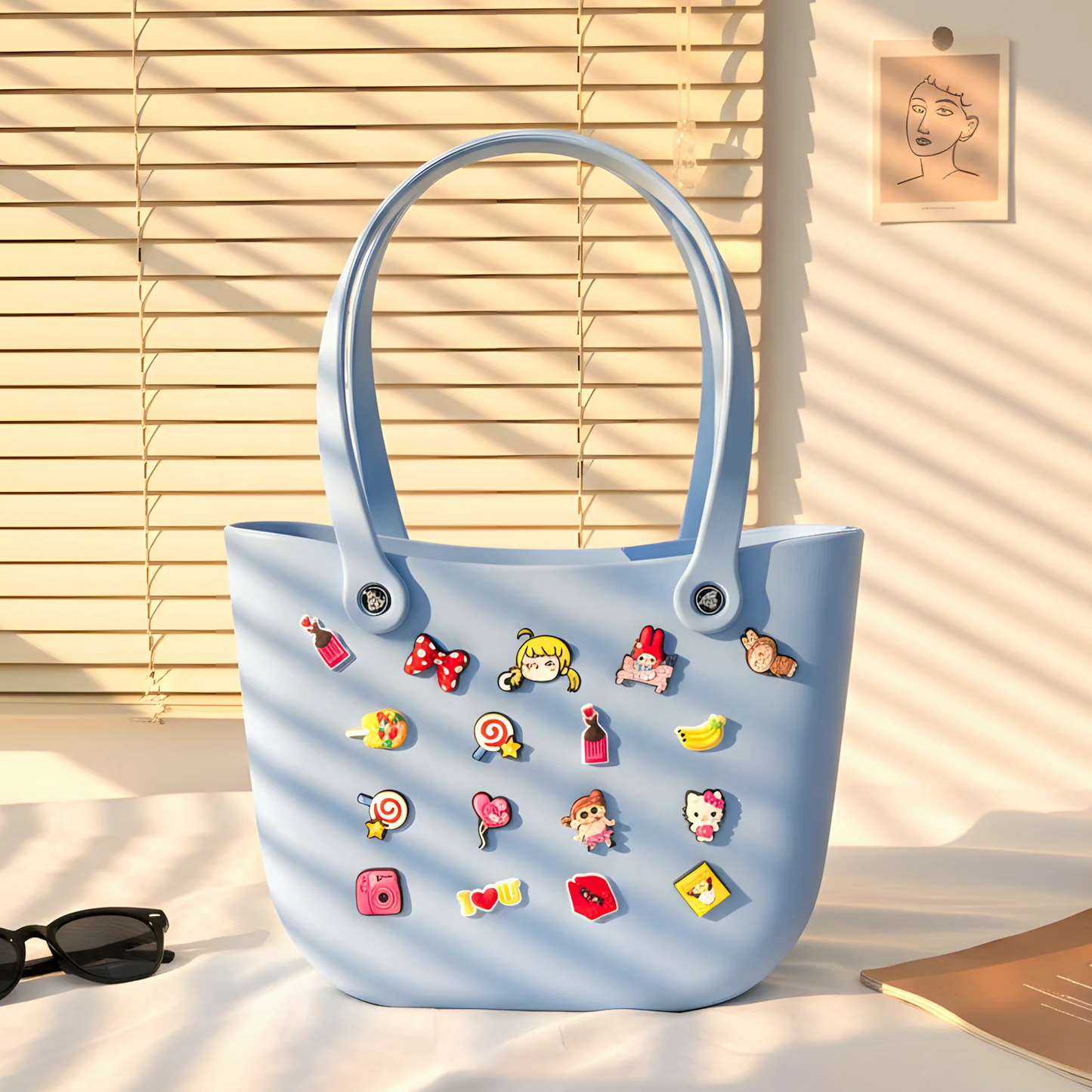 Silicone Beach Tote Bag – Premium Travel Handbag NIYO TOYS