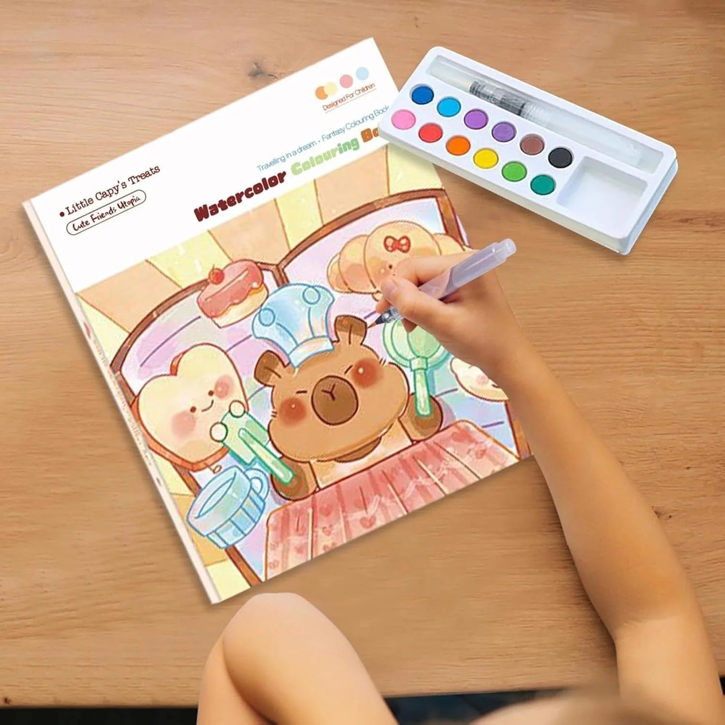 Beginner Coloring Book - Preschool Painting Set | Watercolor Painting Set