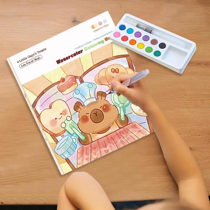 Beginner Coloring Book - Preschool Painting Set | Watercolor Painting Set