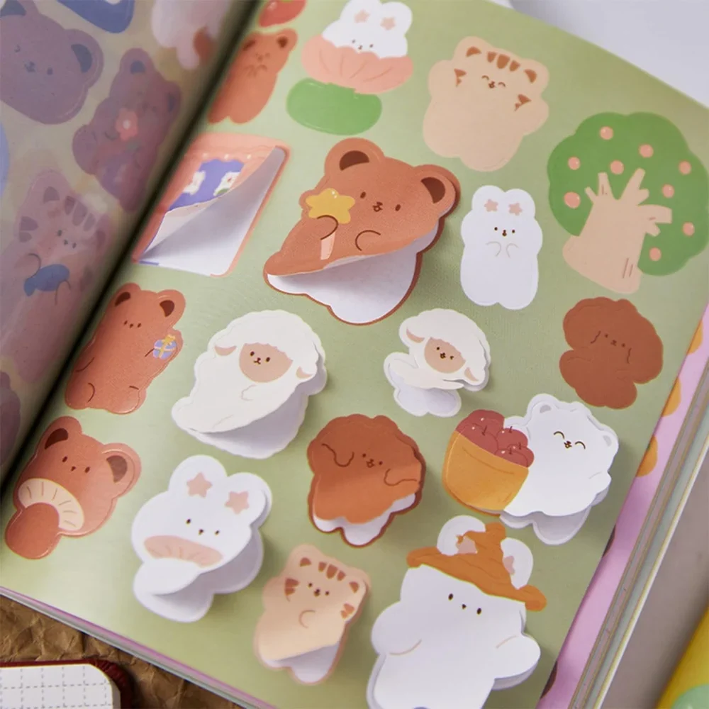 Cute Bear Deco Sticker Set for Kids