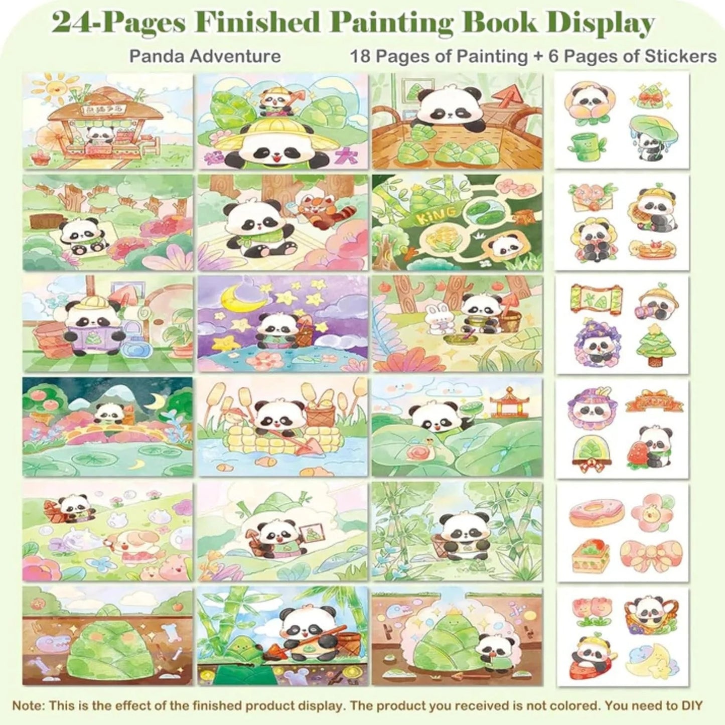 Beginner Coloring Book - Preschool Painting Set | Watercolor Painting Set