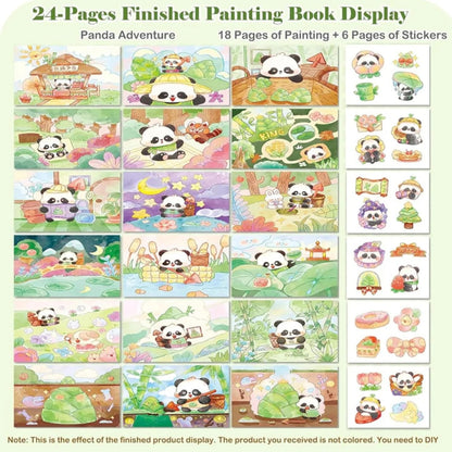 Beginner Coloring Book - Preschool Painting Set | Watercolor Painting Set