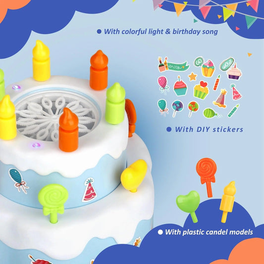 Magical Birthday Cake Automatic Bubble Machine NIYO TOYS