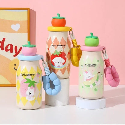 Niyo toys Cute 400ml Stainless Steel Insulated Sipper Bottle