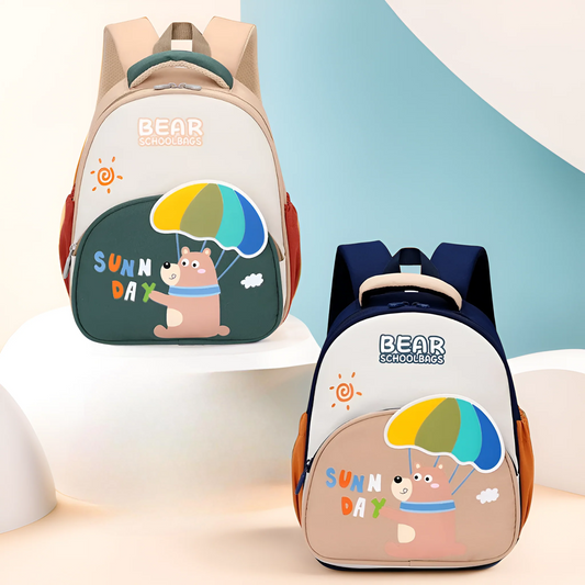 NIYO TOYS Jelly Bags featuring cute backpacks for preschoolers with colorful bear designs