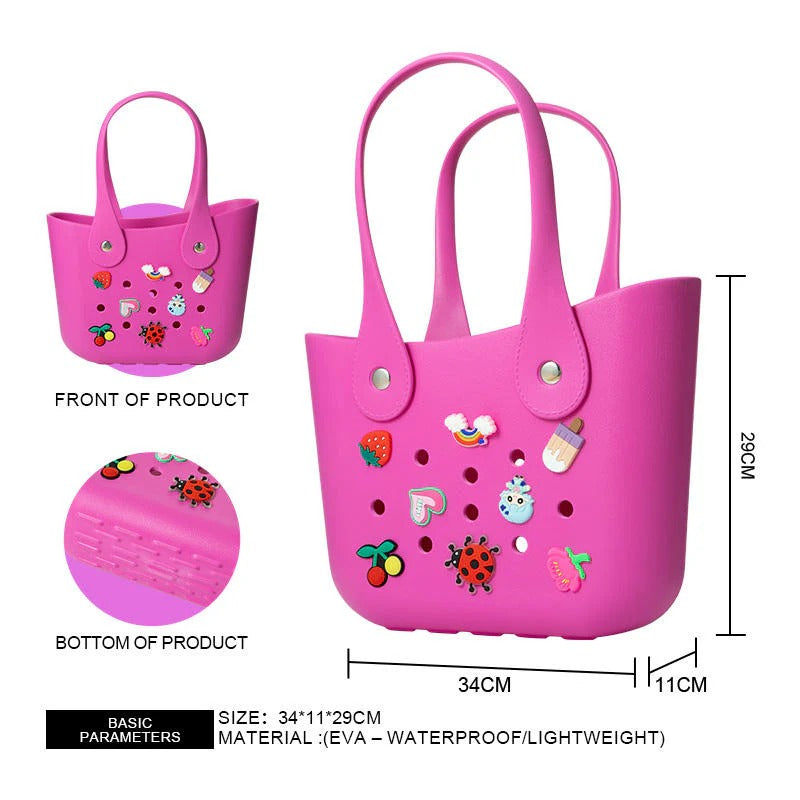 Silicone Beach Tote Bag – Premium Travel Handbag NIYO TOYS