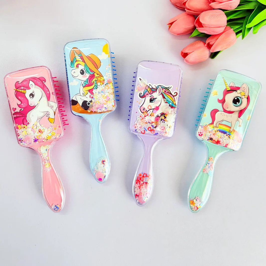 Unicorn Glitter Hair Brush/Comb NIYO TOYS