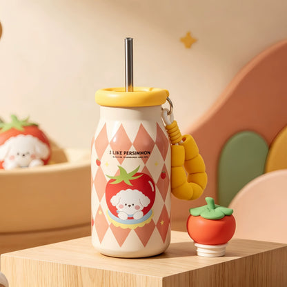 Niyo toys Cute 400ml Stainless Steel Insulated Sipper Bottle