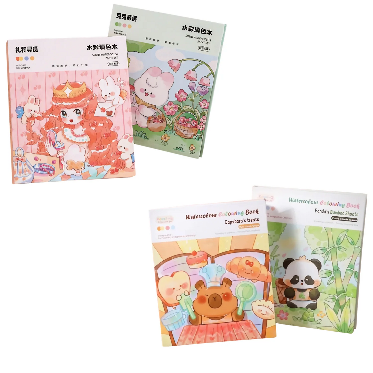 Beginner Coloring Book - Preschool Painting Set | Watercolor Painting Set