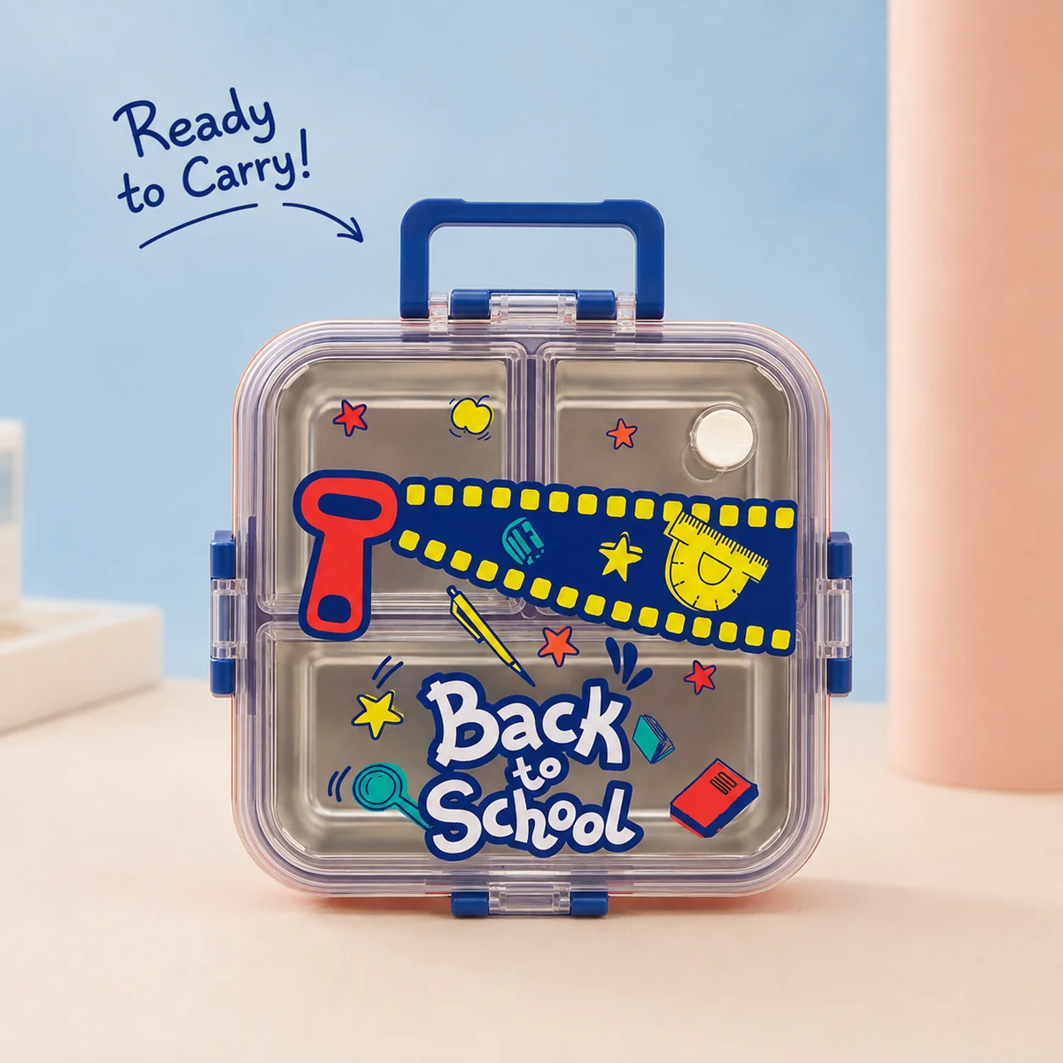 Kids' Stainless-Steel Lunch Box Set