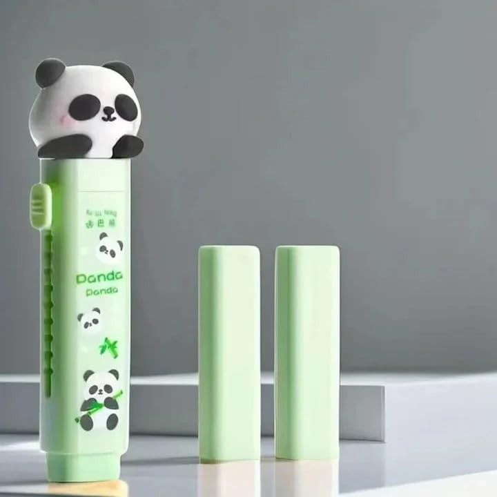 PANDA Cutter Shaped Eraser Set for Kids ER-3088C-PP(KBX) NIYO TOYS