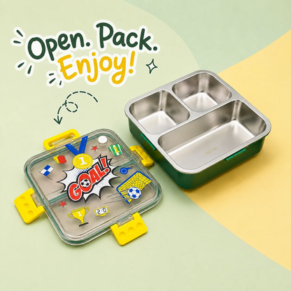 Kids' Stainless-Steel Lunch Box Set